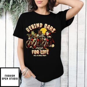 Behind Bars For Life Moto Hell On Wheels Baby T-Shirt