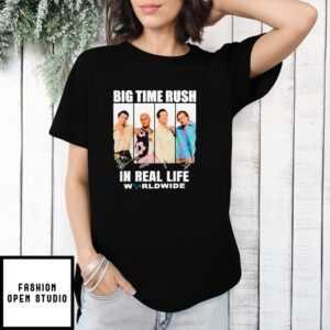 Big Time Rush X In Real Life Worldwide Signature T-Shirt