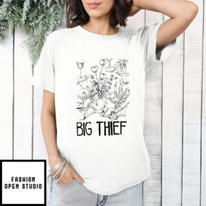 Bigthief Flowers And Candles T-Shirt