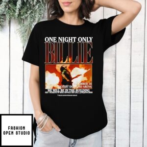 Billie Eilish One Night Only Billie Concert Tribute T-Shirt