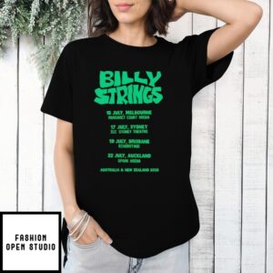 Billy Strings 2025 Tour Australia And New Zealand T-Shirt
