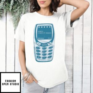 Britney Spears Oops I Did It Again Cell Phone T-Shirt
