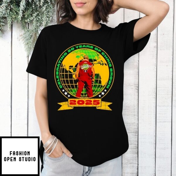 Celebrating 20 Years Of Chris Brown 2025 T-Shirt
