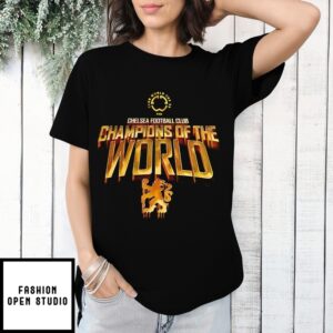 Chelsea F.C. Cup 2025-26 Champions Of The World T-Shirt