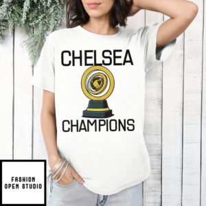 Chelsea World Champions Trophy Soccer Fans 2025 T-Shirt