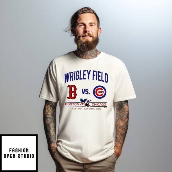 Chicago Cubs Vs. Boston Red Sox July 18 – 20 2025 Wrigley Field T-Shirt