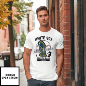 Chicago White Sox 3 Mlb Champions Hardwood Classics Champions Vintage T-Shirt