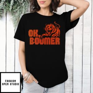 Cincinnati Football Tiger Ok Boomer T-Shirt