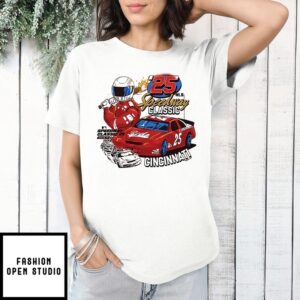 Cincinnati Reds Mlb Speedway Classic 2025 T-Shirt