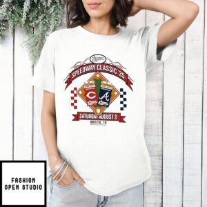 Cincinnati Reds Vs. Atlanta Braves 2025 Speedway Classic Event  T-Shirt
