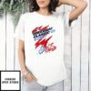 Cincinnati Reds Vs. Atlanta Braves 2025 Speedway Classic Flags T-Shirt
