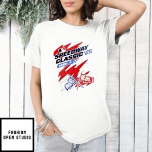 Cincinnati Reds Vs. Atlanta Braves 2025 Speedway Classic Flags T-Shirt