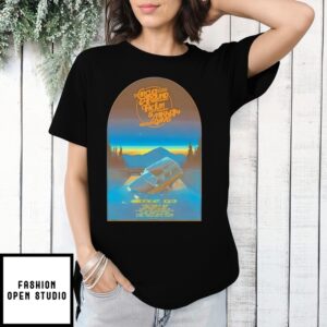 Circles Around The Sun And Mikaela Davis 2025 Sunrise In The West Tour Poster T-Shirt