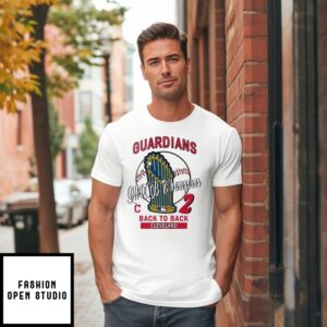 Cleveland Guardians 2 Mlb Champions Hardwood Classics Champions Vintage T-Shirt