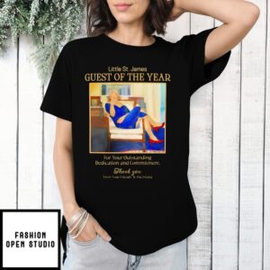 Clinton Blue Dress Guest Of The Year Epstein Island T-Shirt