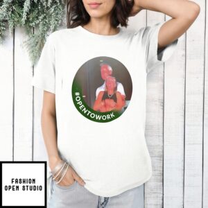 Coldplay Andy Byron Open To Work Funny T-Shirt