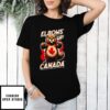 Contrarian Elbows Up Canada T-Shirt