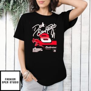 Dale Earnhardt Jr Budweiser X Mlb 2025 Speedway Classic Graphic T-Shirt