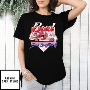 Dale Earnhardt Jr Budweiser X Mlb 2025 Speedway Classic Signature T-Shirt