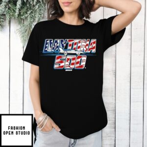 Daytona International Speedway 2025 Daytona 500 American Flag T-Shirt