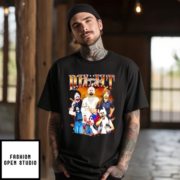 Diljit Dosanjh Picture Collage T-Shirt