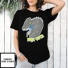 Dilophosaurus Dinosaur Toxic Bitch T-Shirt