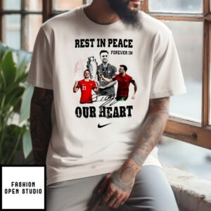 Diogo Jota 1996-2025 Rest In Peace Forever In Our Heart  T-Shirt