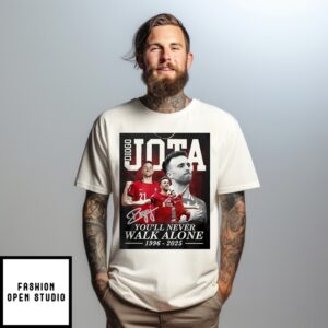 Diogo Jota You’Ll Never Walk Alone 1996 2025 Signature T-Shirt