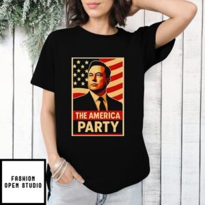 Elon Musk Political Party The America Party T-Shirt
