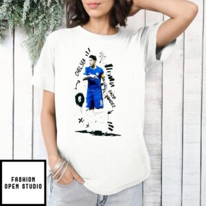 Enzo Fernández 8 Chelsea 2025-26 Icon Fifa Club World Cup  Signature T-Shirt