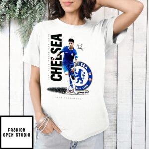 Enzo Fernández 8 Chelsea 2025-26 The Hero Fifa Club World Cup Signature T-Shirt