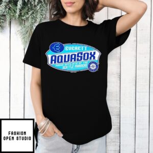 Everett Aquasox Proud Affiliate Of The Seattle Mariners T-Shirt