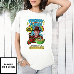 Freddy Flakes A Nightmare You Can Grunnch T-Shirt