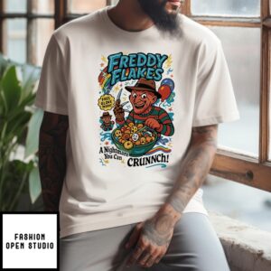 Freddy Flakes Free Glove Inside A Nightmare You Can Crunnch T-Shirt