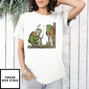 Frog And Toad Drawing Garfield T-Shirt