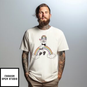 Girl Can’T Even Think Straight Rainbow T-Shirt