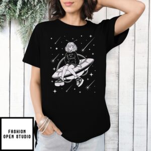 Girl Need My Space Spaceship T-Shirt