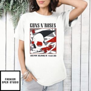 Guns N’ Roses 18 July 2025 Belgrade Rs Tour T-Shirt