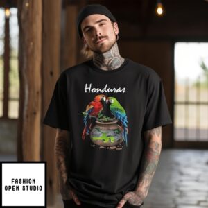 Honduras Parrots And Cultural Landscape T-Shirt