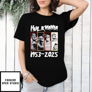 Hulk Hogan Hulkamania 1953-2025 Legends Never Die T-Shirt