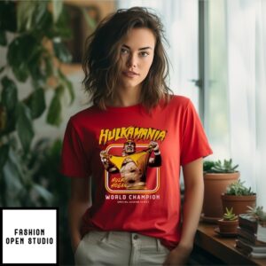 Hulk Hogan Hulkamania T-Shirt Rip Legend Red T-Shirt