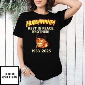 Hulkamania Hulk Hogan Rest In Peace Brother T-Shirt
