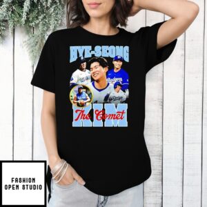 Hye-Seong Kim The Comet Los Angeles Dodgers Graphic T-Shirt