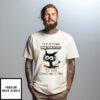 I Work At Menards It’S Fine Everything Is Fine Black Cat T-Shirt