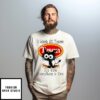 I Work At Tyson It’S Fine Everything Is Fine Black Cat T-Shirt