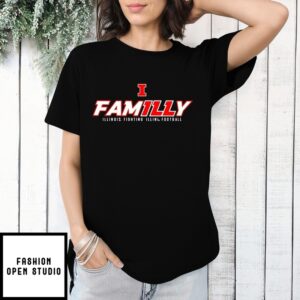 Illinois Football Familly Family T-Shirt