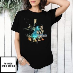 Independence Day Alien Attack Collage T-Shirt