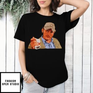 Jaws Quint Vs Can Meme Captain T-Shirt