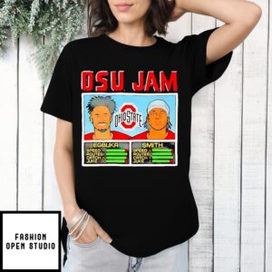 Jeremiah Smith Osu Jam Emeka Egbuka And Jeremiah Smith Buckeyes T-Shirt