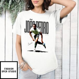 João Pedro 20 Chelsea 2025-26 Celebration Fifa Club World Cup Away Signature T-Shirt